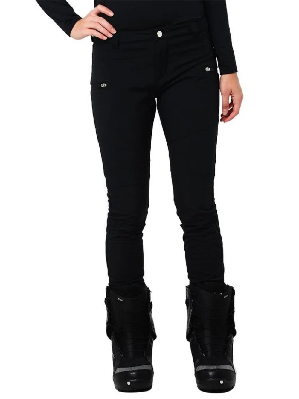 Burton Black Slim Leg Ivy Pant Snowpants NWT $160,  Size M